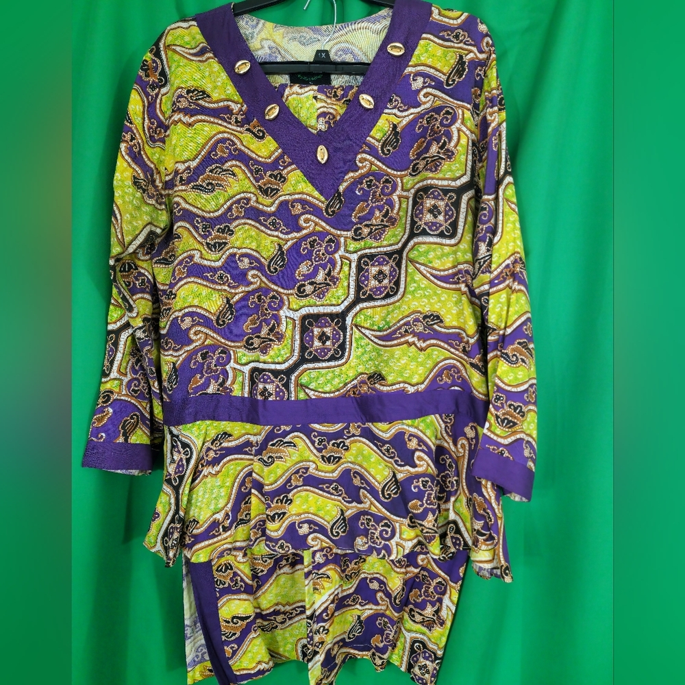 Ashro, Skirt Set, XL, Multicolor - EUC